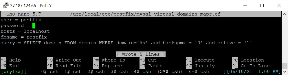 Plik mysql_virtual_domains_maps.cf