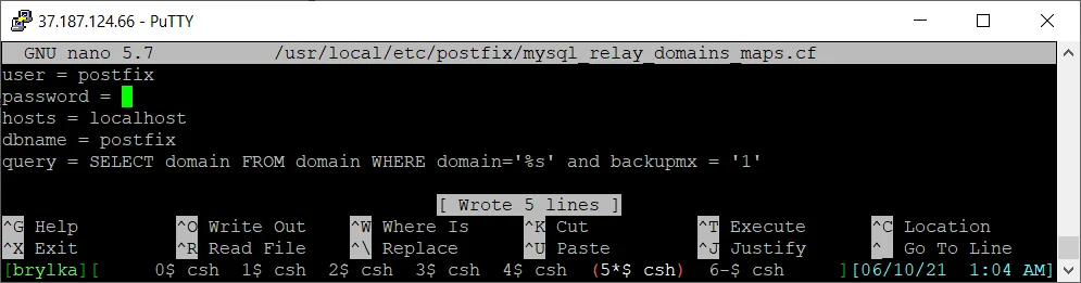 Plik mysql_relay_domains_maps.cf